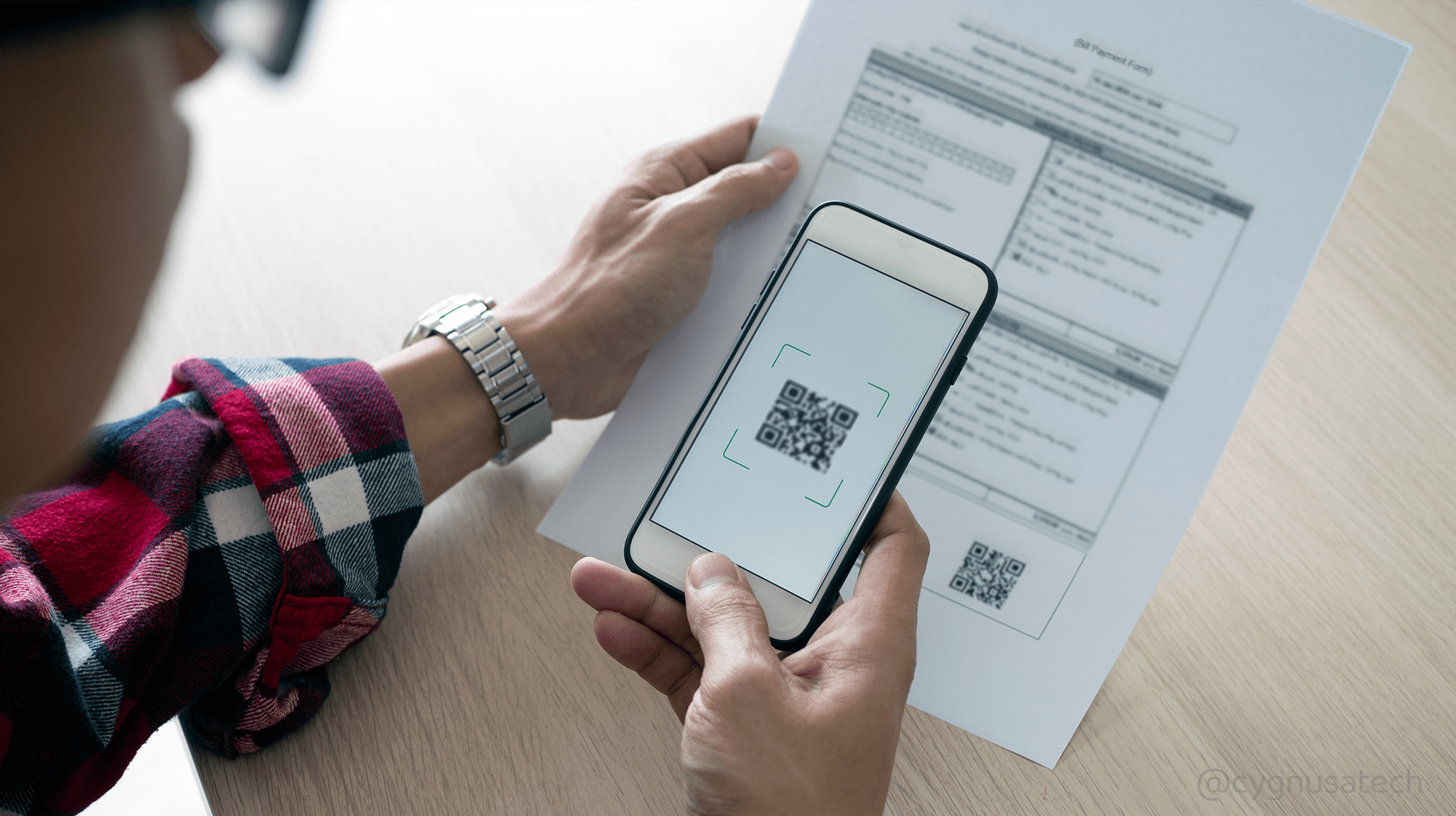 CYGNUSA-Airport-QR Code Project